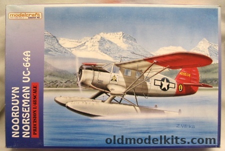 Modelcraft 1/48 Noorduyn Norseman UC-64A - Floats/Skis/Wheels USAF plastic model kit